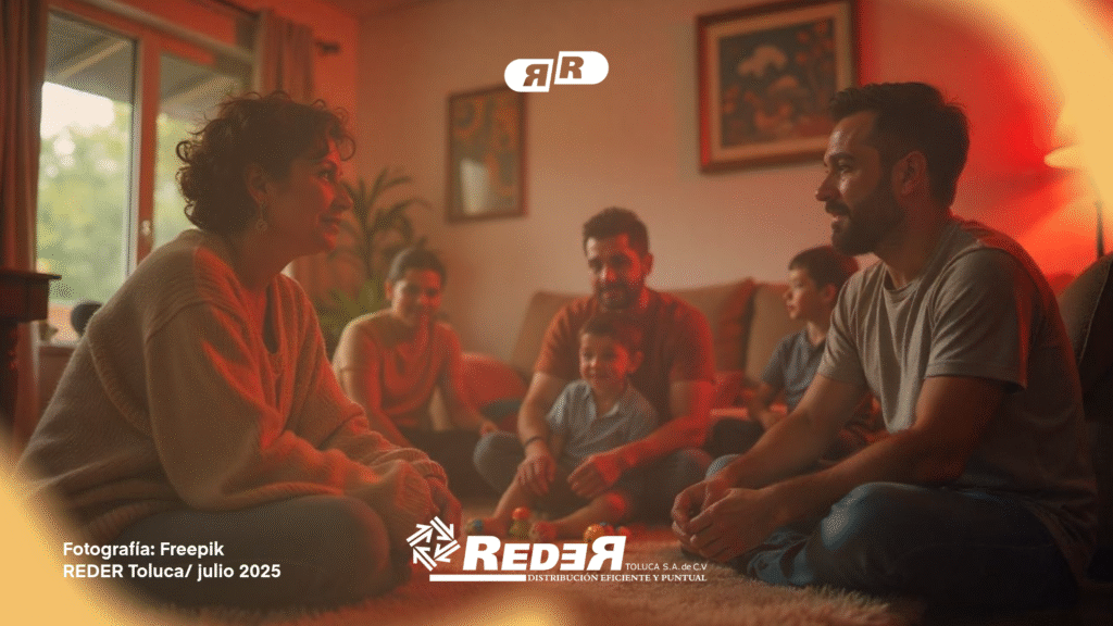 Grupo de personas conversando en un ambiente relajado